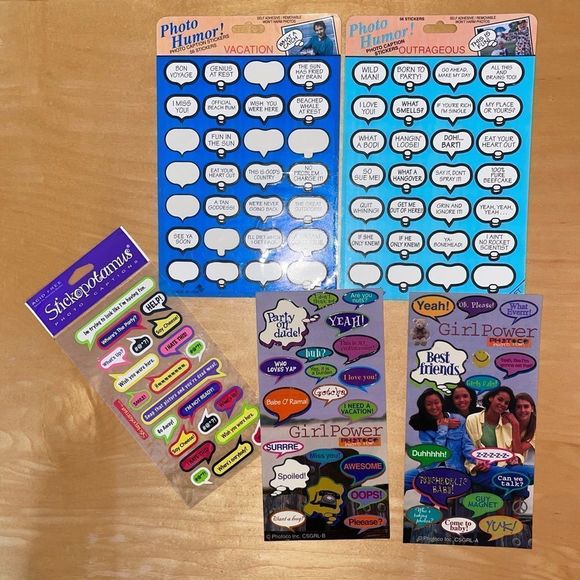 Stickers, 5 packages of NEW stickers for scrapebook, photo album or Art project - Picture 3 of 7